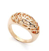 Gold Plated Ring Gold Plated Fancy Scroll Design Ring - MSE Fashion