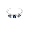 Sterling Silver Sapphire Toe Ring Bling