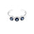 Sterling Silver Sapphire Toe Ring Bling