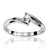 Sterling Silver Bling Ring With Crystal Clear Coloured CZ Solitaire