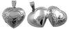 Sterling Silver Pendants Sterling Silver Heart Shaped Locket - Mainly Silver