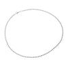 Sterling Silver Ball Necklace - 70 cm