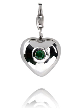 Sterling Silver Birthstone Charm - May