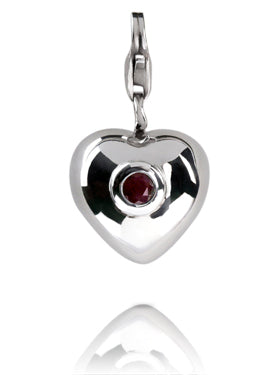 Sterling Silver Birthstone Charm - July