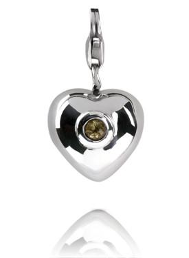 Sterling Silver Charm Sterling Silver Birthstone Charm - November - Verado