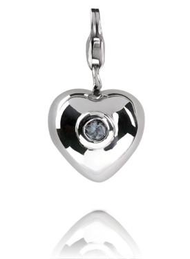 Sterling Silver Charm Sterling Silver Birthstone Charm - December - Verado