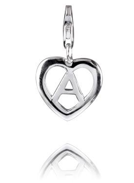 Sterling Silver Alphabet Charm - Letter A