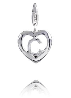 Sterling Silver Charm Sterling Silver Alphabet Charm - Letter C - Verado