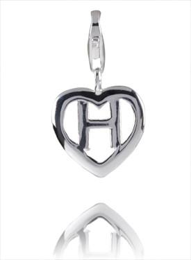 Sterling Silver Alphabet Charm - Letter H