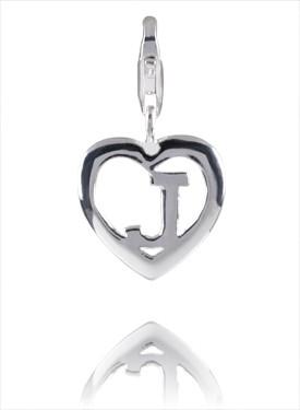 Sterling Silver Alphabet Charm - Letter J