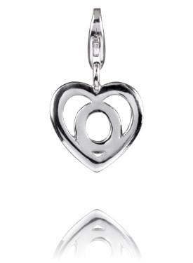 Sterling Silver Alphabet Charm - Letter O
