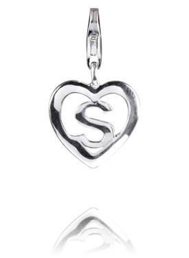 Sterling Silver Charm Sterling Silver Alphabet Charm - Letter S - Verado