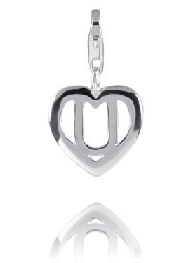 Sterling Silver Charm Sterling Silver Alphabet Charm - Letter U - Verado