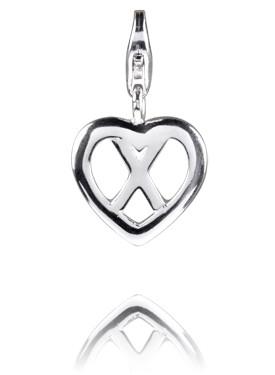 Sterling Silver Charm Sterling Silver Alphabet Charm - Letter X - Verado