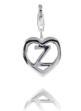 Sterling Silver Charm Sterling Silver Alphabet Charm - Letter Z - Verado