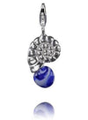 Sterling Silver Charm Sterling Silver Murano Glass Charm Sea Tale - Verado