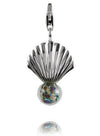 Sterling Silver Charm Sterling Silver Murano Glass Charm South Sea - Verado