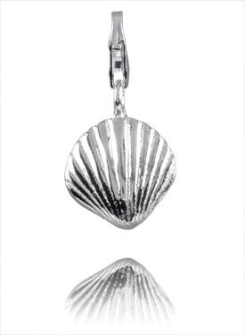 Sterling Silver Charms Sterling Silver Charm - Sea Shell - Verado