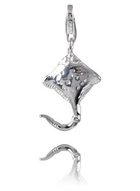 Sterling Silver Charms Sterling Silver Charm - Sting Ray - Verado