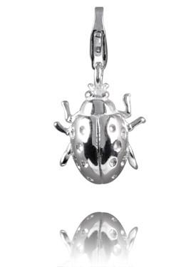 Sterling Silver Charms Sterling Silver Charm - Lady Bug - Verado