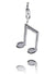 Sterling Silver Charm - Music Note (Quavers)