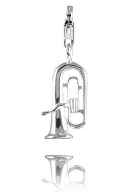 Sterling Silver Charms Sterling Silver Charm - Flugel Horn - Verado