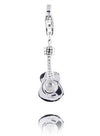 Sterling Silver Charms Sterling Silver Charm - Guitar - Verado