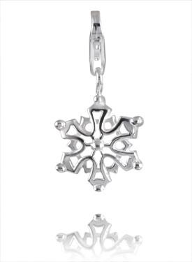 Sterling Silver Charm - Snowflake