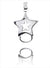 Sterling Silver Charm Hanger - Star