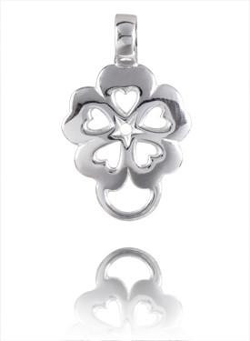 Sterling Silver Charm Hanger - Bloom