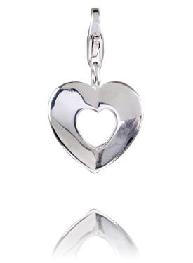 Sterling Silver Charms Sterling Silver Charm - Heart - Verado