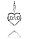 Sterling Silver Charms Sterling Silver Charm - Dad - Verado