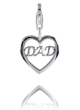 Sterling Silver Charms Sterling Silver Charm - Dad - Verado