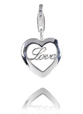 Sterling Silver Charms Sterling Silver Charm - Love Letter - Verado