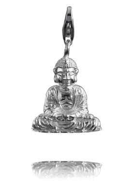 Sterling Silver Charms Sterling Silver Charm - Peaceful Buddha - Verado