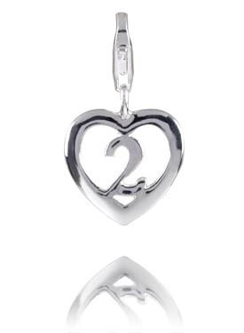 Sterling Silver Charm Sterling Silver Numerical Charm No.2 - Verado
