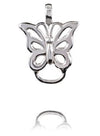 Sterling Silver Charms Sterling Silver Charm Hanger - Butterfly - Verado