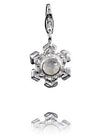 Sterling Silver Charms Sterling Silver Charm - Jewelled Snowflake - Verado