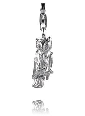 Sterling Silver Charms Sterling Silver Charm - Owl - Verado