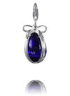 Sterling Silver Charm Sterling Silver Murano Glass Charm Spell Bound - Verado