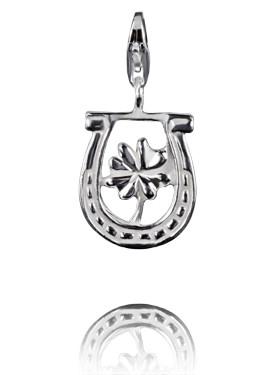 Sterling Silver Charms Sterling Silver Charm - Lucky Clover Large - Verado