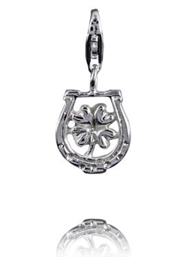 Sterling Silver Charm - Lucky Clover
