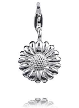 Sterling Silver Charms Sterling Silver Charm - Sunflower - Verado