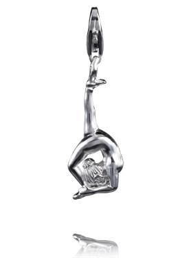 Sterling Silver Charms Sterling Silver Yoga Charm - Mind Balancing - Verado