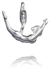 Sterling Silver Charms Sterling Silver Yoga Charm - Bikram - Verado