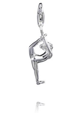 Sterling Silver Charms Sterling Silver Yoga Charm - Determination - Verado