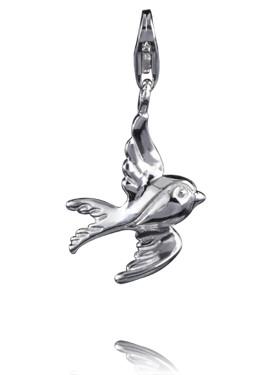 Sterling Silver Charms Sterling Silver Charm - Sparrow - Verado