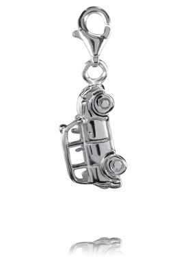Sterling Silver Charms Sterling Silver Charm - Taxi Cab - Verado