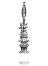 Sterling Silver Charms Sterling Silver Charm - Asian Pagoda - Verado