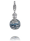 Sterling Silver Charm Sterling Silver Murano Glass Charm Ocean Dance - Verado